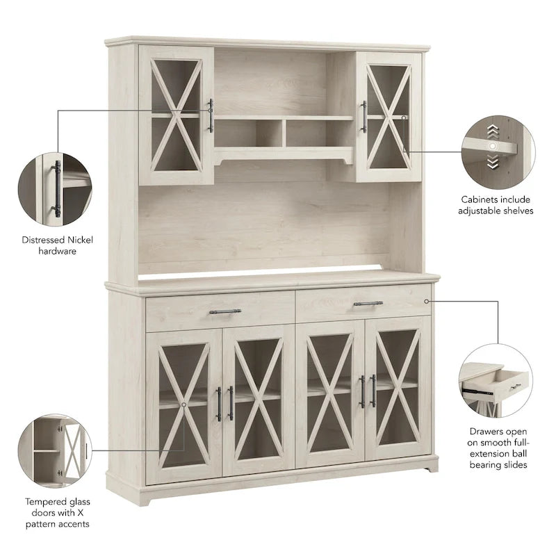 Vaisselier buffet de 60 W avec huche