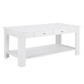 Table basse tiroir avec étagère