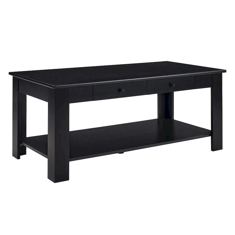 Table basse tiroir avec étagère