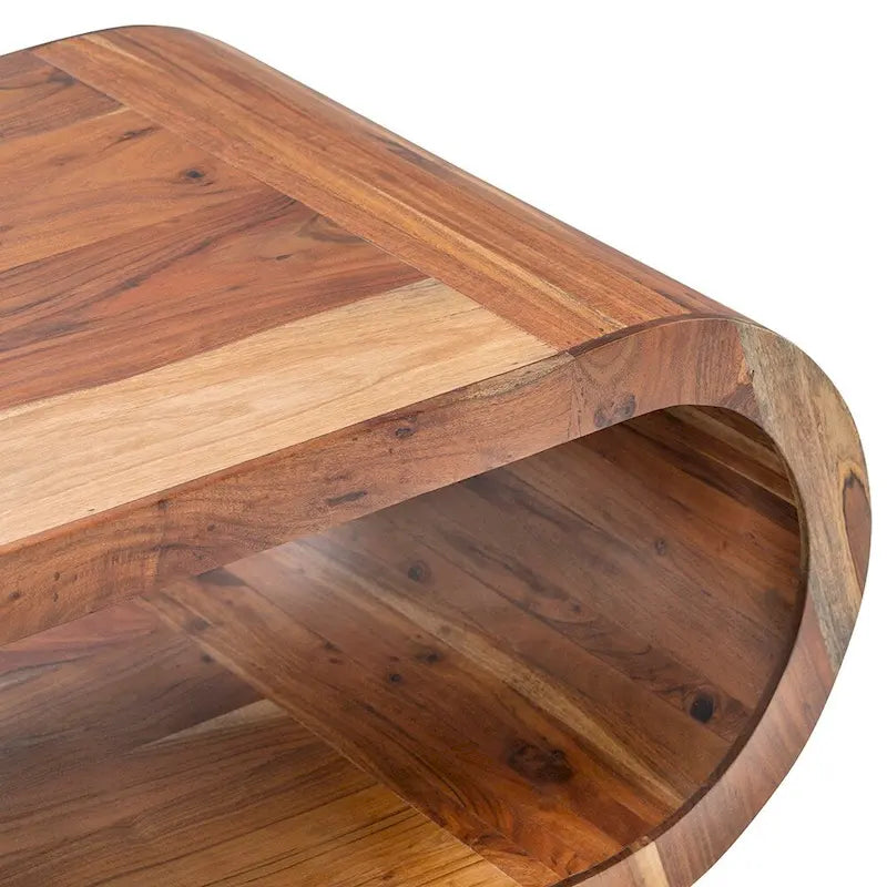 Table basse en bois de manguier - 51x23x18