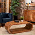 Table basse en bois de manguier - 51x23x18