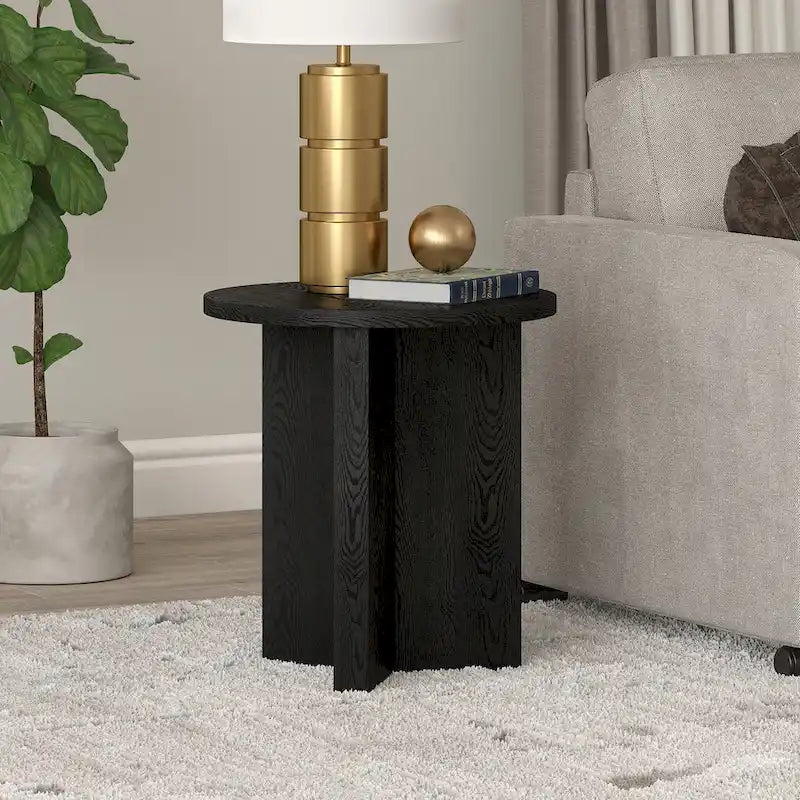 Table d'appoint ronde de 20 po de large - 20 po de large