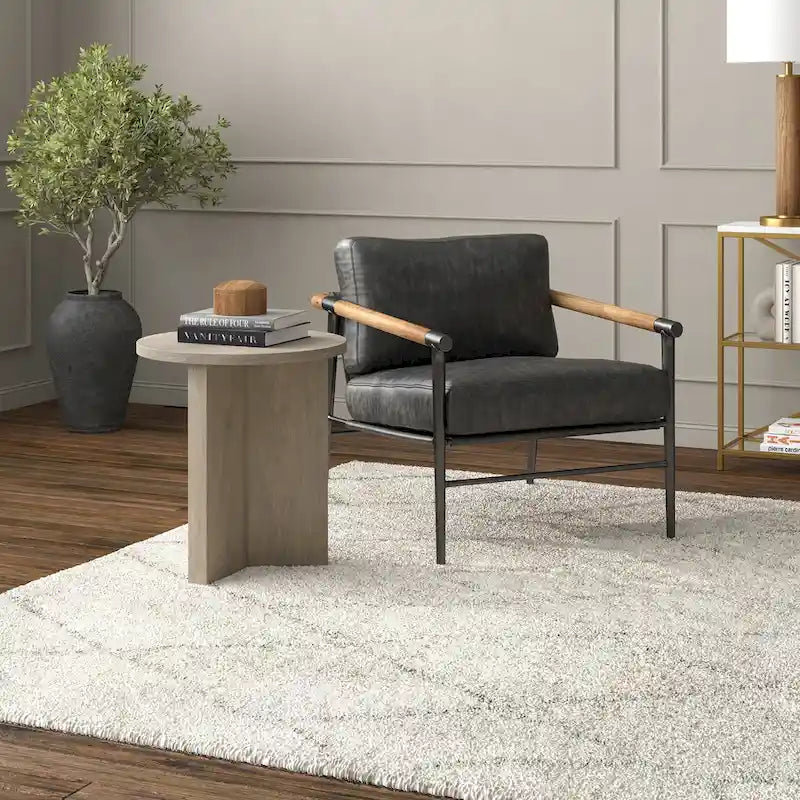 Table d'appoint ronde de 20 po de large - 20 po de large