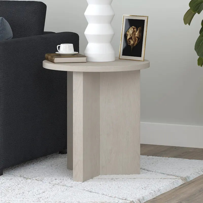 Table d'appoint ronde de 20 po de large - 20 po de large