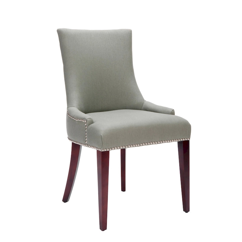 Chaise Vert Forêt Milieu de Siècle - 25.2 x 29.9 x 30.7 - 25Wx30Px31H