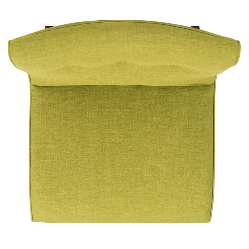 Chaise Vert Forêt Milieu de Siècle - 25.2 x 29.9 x 30.7 - 25Wx30Px31H