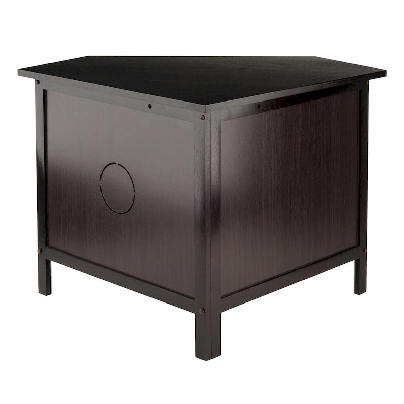 Meuble TV d'angle et média, Expresso - 34,65 x 23,94 x 22,28 pouces
