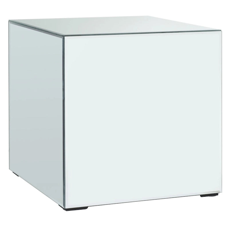 Table d'appoint miroir - 16 L x 16 P x 16 H - 16Lx16Px16H