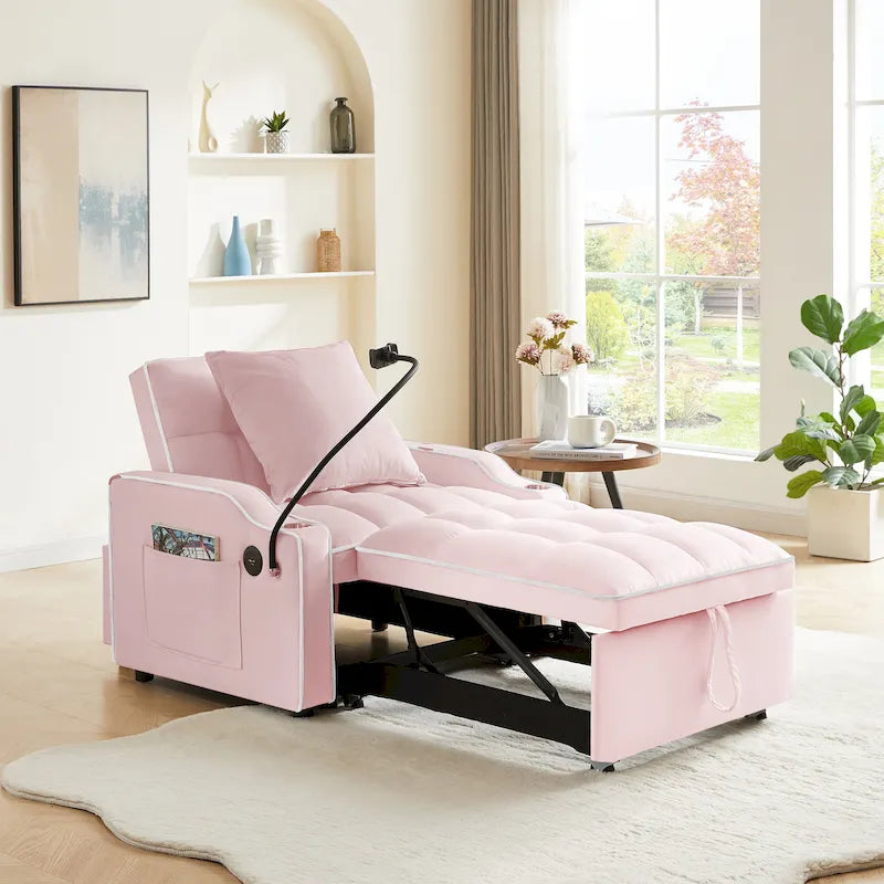 Fauteuil-lit convertible réglable