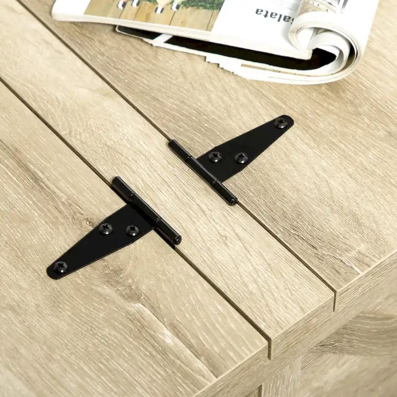 Table basse de ferme avec rangement pour salon